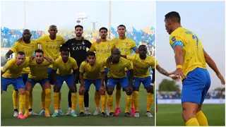 شاهد لاعب النصر يذيب قلب رونالدو قبل نصف نهائي كأس العرب
