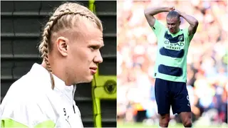 Haaland unveils interesting new hairstyle ahead of Man City's UCL clash against Bayern Munich