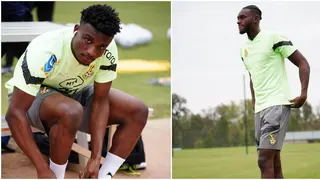 Mohammed Kudus and Black Stars New Boy Jerome Opoku Arrive Join Camp Ahead of Friendlies