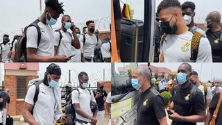 Confident Black Stars Arrive In Kumasi For Mega Clash Against Nigeria in World Cup Play Off