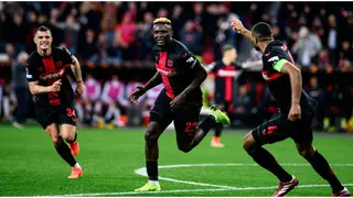Victor Boniface: Nigeria Forward Reacts After Scoring in Bayer Leverkusen's Victory Over West Ham