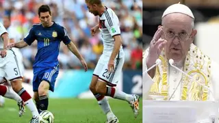 German midfielder equates playing against Messi to meeting the Pope