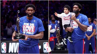 Joel Embiid presented with MVP award, but Sixers lose Game 3 to Celtics