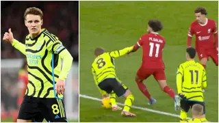 Liverpool vs Arsenal: PGMOL Explain Why Martin Odegaard Got Away With Penalty Incident