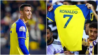 Real Madrid fan with 'insane' love for Ronaldo hoists CR7's Al-Nassr shirt at Club World Cup final