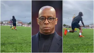 Ian Wright’s granddaughter goes viral for exquisite football skills