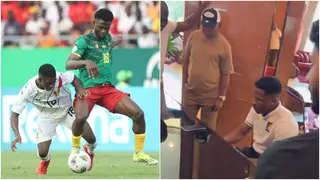 AFCON 2023: Cameroon star displays secret music skills at team's hotel in Yamoussoukro, Video