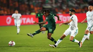 Alex Iwobi calls out referee with photo after Super Eagles' loss against Algeria