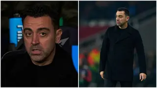 Xavi involved in moment of madness with TV cameras during Barca’s defeat to Villareal