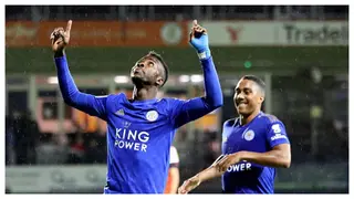 Kelechi Iheanacho on target in Leicester City's 4-0 against Luton in EFL