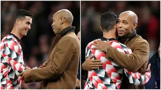 Man United vs Tottenham: Cristiano Ronaldo, Thierry Henry share heartwarming moment before EPL clash