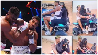 Anthony Joshua Sparks Dating Rumours With Nigerian Business Woman Kika After Victory Over Francis Ngannou, Video