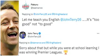 Moment Chelsea Legend Terry Mocked Zimbabwean Fan for Correcting His English