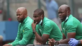 Mokwena, Mngqithi and Khompela rumoured to be under pressure at Mamelodi Sundowns because of CAF CL failure