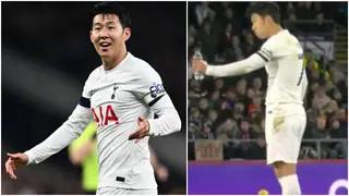 Heung min Son: Tottenham Hotspur striker offers referee sip of water during Crystal Palace match