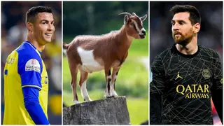 Ronaldo names one player he considers as GOAT alongside himself and Messi