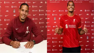 Jubilation As Liverpool Star Virgil van Dijk Who Spent Most Parts Of Last Season On Sidelines Signs New Deal