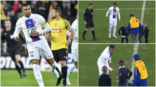 Watch heart melting moment Mbappe played with kids before bagging 11-minute hattrick
