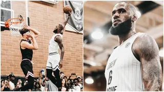 Second Highest Earning Athlete in the World, LeBron James Plays Basketball With Kids in Heartwarming Footage