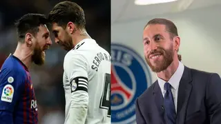 Rivals turned friends as Sergio Ramos welcomes Lionel Messi to PSG with cheeky message