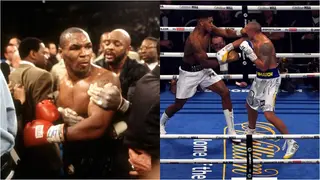 Mike Tyson Mocks Heavyweight Boxers Anthony Joshua and Oleksandr Usyk Following Heavyweight Title Fight