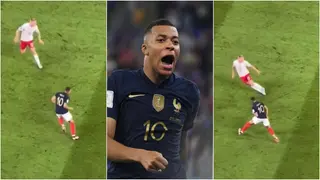 Qatar 2022: Kylian Mbappe leaves Denmark player stranded with incredible skill off the ball