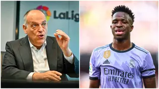 La Liga President Javier Tebas Tenders Apology to Real Madrid Star Vinicius Jr