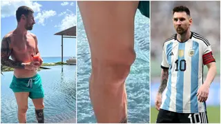 Messi leaves fans shocked after his knees appear 'deformed' ahead of Inter Miami move