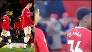 Anxiety at Old Trafford as Cristiano Ronaldo appears to spit on teammate after draw with Southampton
