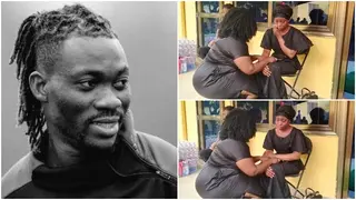 Christian Atsu's twin sister leaves many emotional as she sheds tears in new video