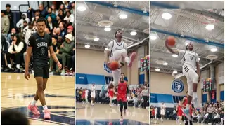 Bronny James: LeBron James Son Throws Down Superb Between the Legs Dunk