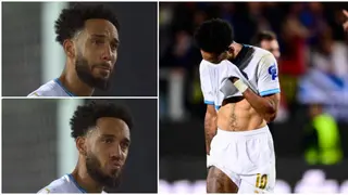 Aubameyang Breaks Down in 'Uncontrollable' Tears After Marseille's Europa League Exit: Video