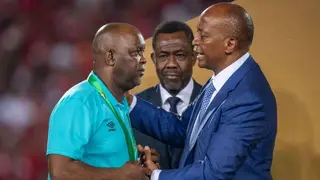 Pitso Mosimane and CAF President Patrice Motsepe Trend As Football Fans Remain Divided Over Alleged Bad Blood