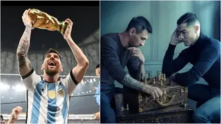 Lionel Messi's photo holding World Cup likely to smash all-time record