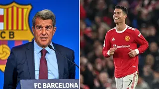 Barcelona President Joan Laporta Comments on Whether the Blaugrana Were Also Offered Cristiano Ronaldo