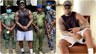 English Football Star 'Attacks' Nigerian Police, Says 'Who is Protecting Who' During His Visit to The Country