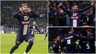 Wholesome video of Lionel Messi's reaction to Ramos's goal against Marseille emerges