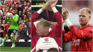 Aaron Ramsdale: Displaced Arsenal Goalie’s Reaction to David Raya Save Spotted