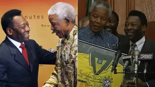 Pele: When the greatest of all time met SA President Nelson Mandela