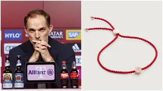 Why Bayern Boss Thomas Tuchel Wears Red Ribbon Called Kautuka on His Arm Since Returning From India