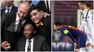 Russian President Vladimir Putin ignores Ronaldo and Messi, names his three greatest footballers of all time