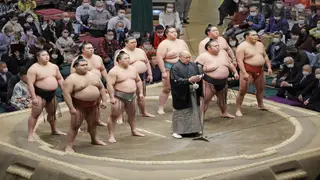 A top 10 list of the biggest Sumo wrestlers and how much they weigh