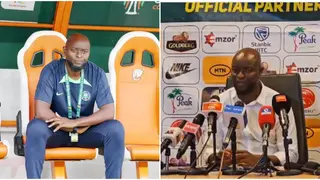Finidi George: Nigeria Coach Defends System Despite Disappointing Draw Against South Africa