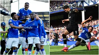 Everton star appears to bite opponent during tense Premier League clash