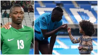 Super Eagles Striker Under Serious Criticism for His Daughter Aisha Not Wearing Hijab on the Pitch