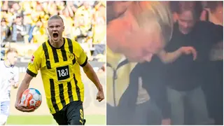 Erling Haaland: New Manchester City Striker Spotted at a Nightclub Dressed in a Borussia Dortmund Tracksuit