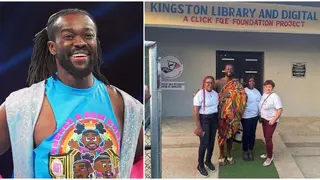 WWE Superstar Kofi Kingston Given Heroic Welcome, Builds Library and Digital Centre in Ghana