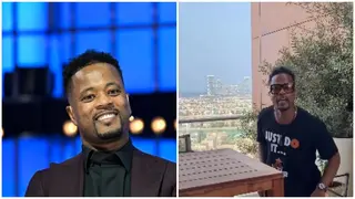 Patrice Evra Vibes to Fireboy’s Peru Remix Ft Ed Sheeran As Adorable Video Emerges