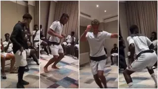 Inaki Williams Steals Show as Black Stars New Boys Show Incredible Dance Skills During Initiation; Video