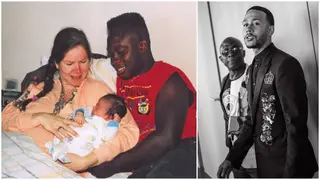 Lovely childhood photo of Memphis Depay with his Dutch mum and Ghanaian dad emerges